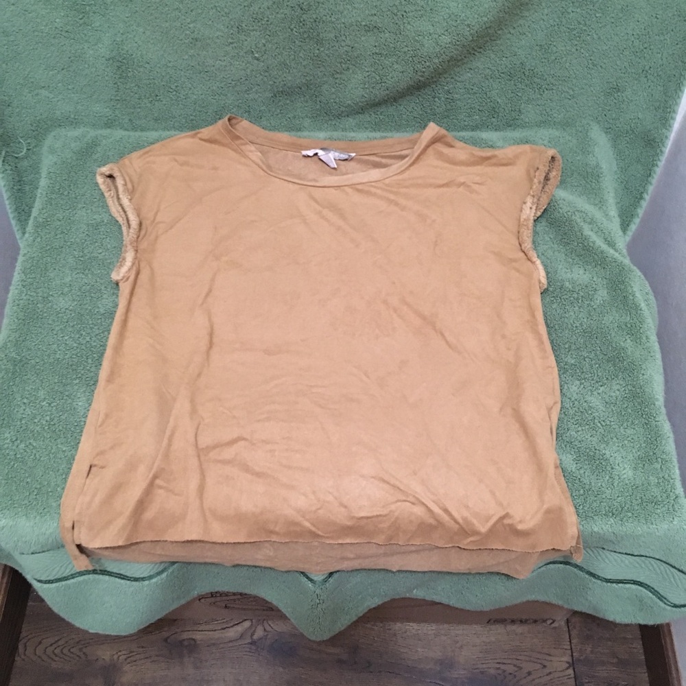 F21 suede top
